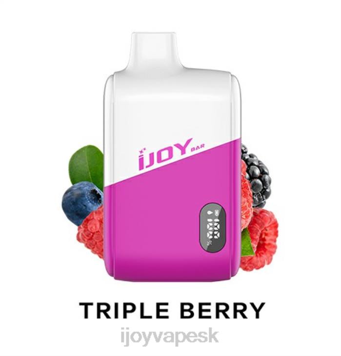 iJOY Vape Review | iJOY Bar IC8000 jednorazové 8X02195 trojitý bobuľový ľad