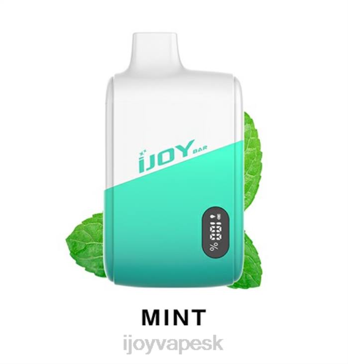 iJOY Vapes For Sale | iJOY Bar IC8000 jednorazové 8X02188 mäta