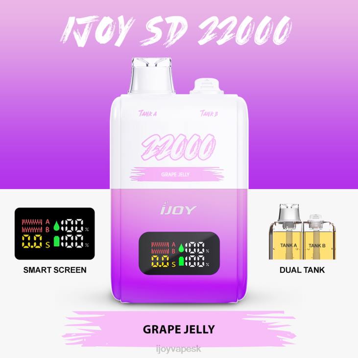 iJOY Vape Bratislava | iJOY SD 22000 jednorazové 8X02153 hroznové želé