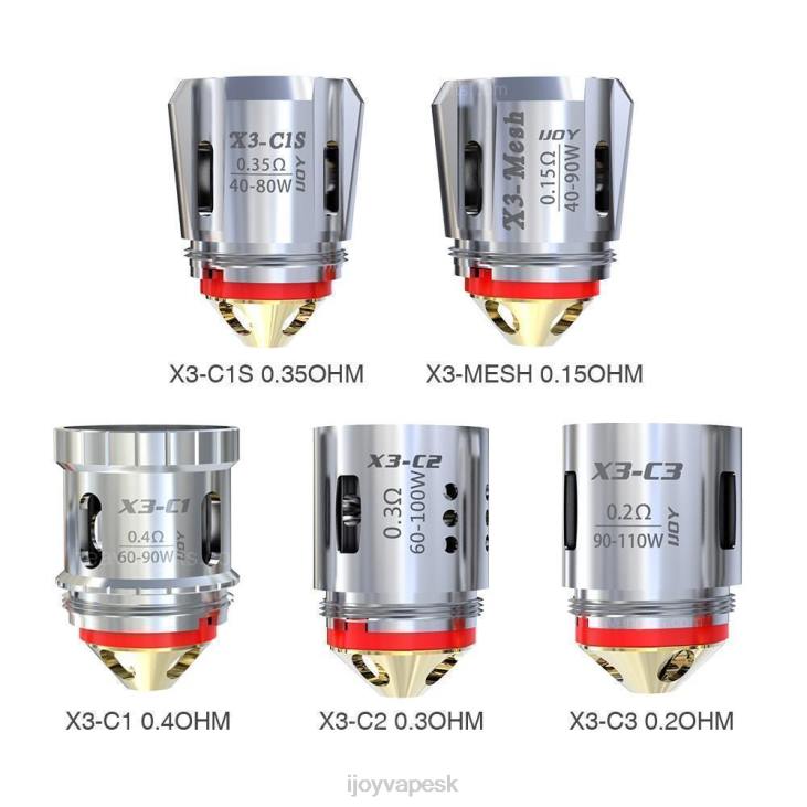 iJOY Vape Order Online | iJOY Captain x3 náhradné cievky (balenie 3 ks) 8X02109